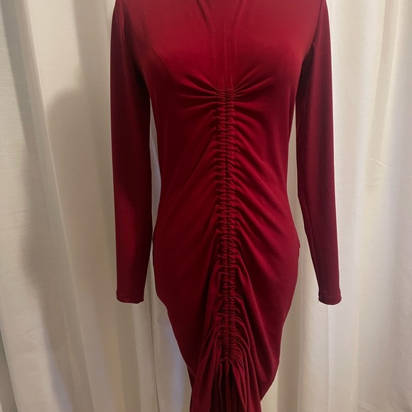 Tea You Ruched Long Sleeve Dress - Picture 8 of 11